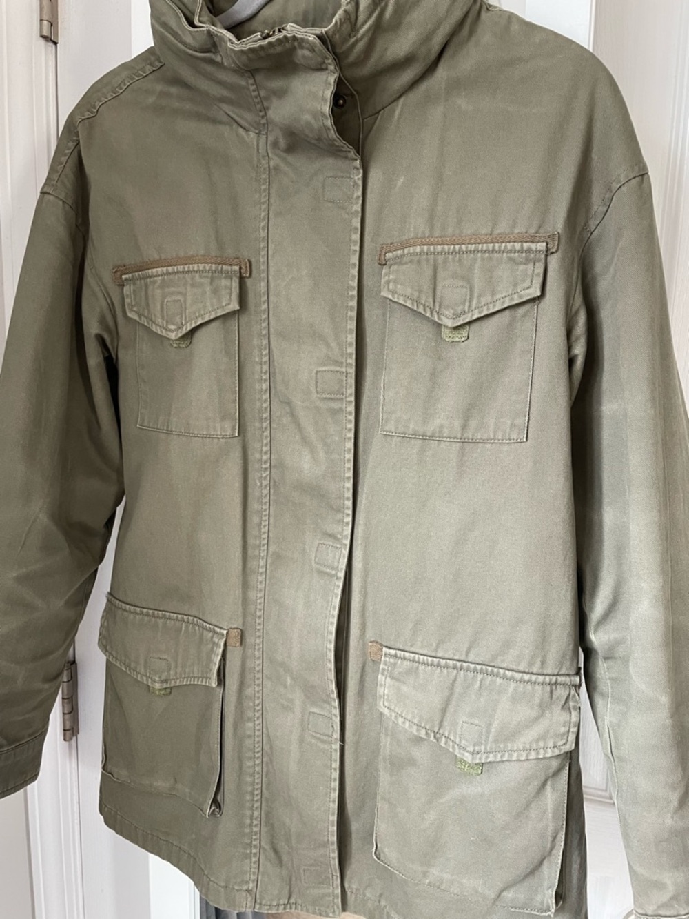 BDG Olive Green Utility Jacket for Women - Picture 2 of 13